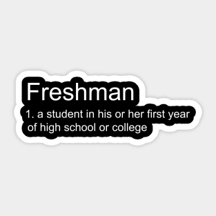 red shirt freshman definition Sticker